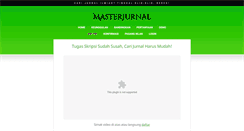 Desktop Screenshot of masterjurnal.com