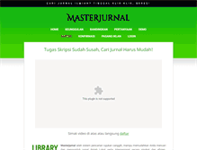 Tablet Screenshot of masterjurnal.com